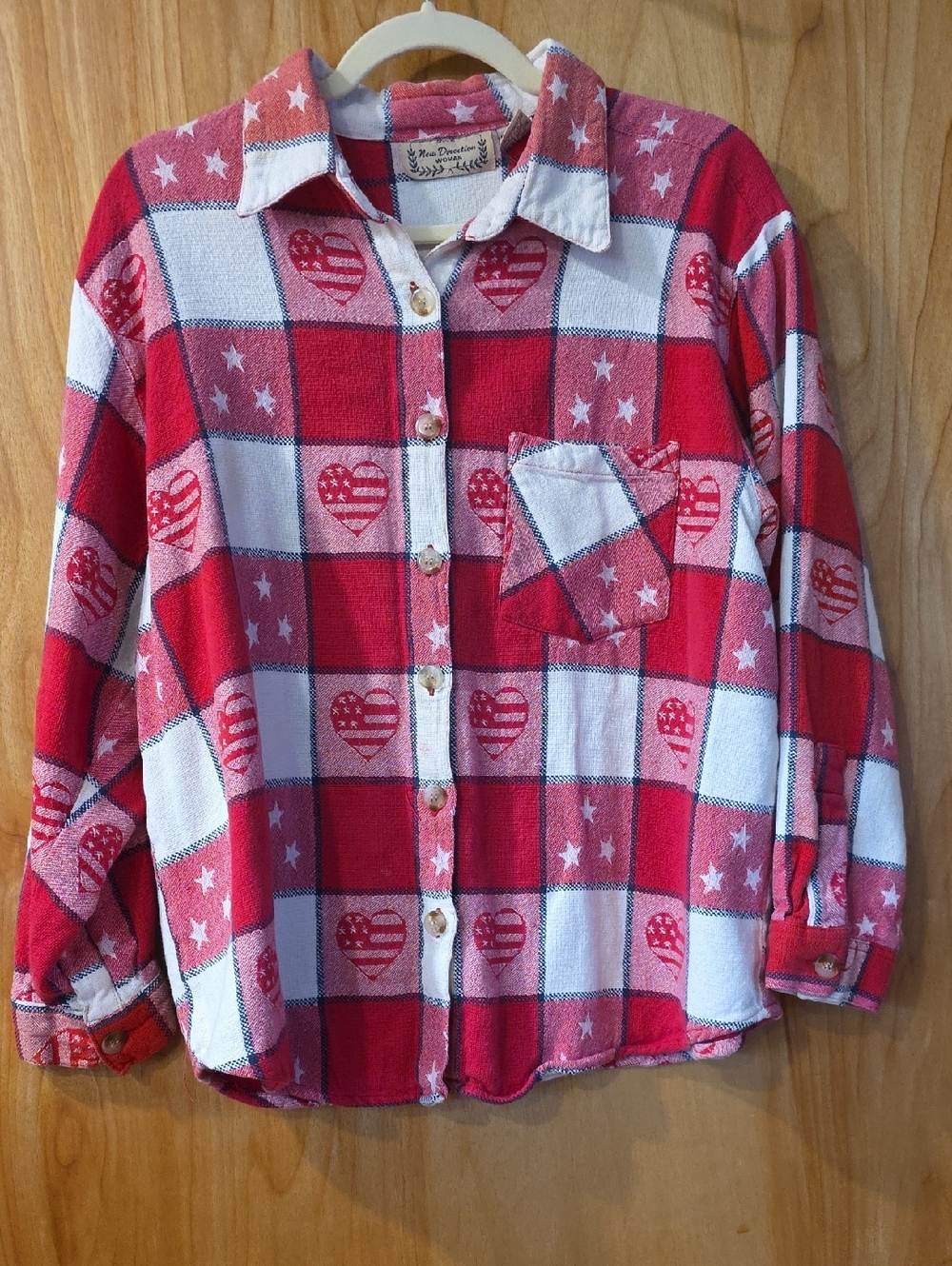 Vintage Patchwork Button-down